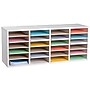 AdirOffice 24-Compartment Literature Organizer, 11.8" x 39.3", White (500-24-WHI)~#|#~25F0C417-BAC5-4CF9-AB2C4DB7AB4B64B1_sc7
