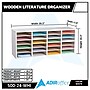 AdirOffice 24-Compartment Literature Organizer, 11.8" x 39.3", White (500-24-WHI)~#|#~36341A6B-F69B-42B6-8F0FA54D3F8C0983_sc7