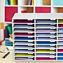 AdirOffice 30-Compartment Literature Organizer, 32" x 13", White (501-30-WHI)~#|#~FB582A1F-DE07-4322-84CE4DDBE074B75D_sc7