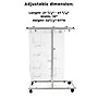 AdirOffice Steel Mobile Vertical Large File Storage Plan Center For Blueprints, White (614-WHI)~#|#~m007260576_sc7