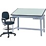 Safco Precision 72"W 4-Post Drafting Tabletop, Green (3953)~#|#~s0049322_sc7
