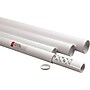 Quality Park Fiberboard Mailing Tubes, White, 36"L x 3"D, 25/Ct~#|#~s0049709_sc7