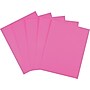 Wausau Astrobrights® Colored Paper, 24 lb., 8 1/2" x 11", Fireball Fuchsia, 500 Sheets/Rm~#|#~s0053541_sc7