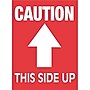 "Caution This Side Up" Shipping Labels, Red/White, 3"H x 4"W, 500/Rl~#|#~s0067408_sc7