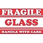 Tape Logic Fragile Glass Handle with Care Staples® Shipping Label, 3" x 5", 500/Roll~#|#~s0067413_sc7