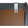 Quartet DuraMax Porcelain Dry-Erase Whiteboard, Graphite Frame, 4' x 3' (QTTE554G)~#|#~s0068394_sc7
