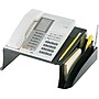 OIC 2200 Series Telephone Stand, Black, 5 1/4"H x 11 3/4"W x 10 1/2"L~#|#~s0084667_sc7