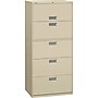 HON Brigade 600 Series 5 Drawer Lateral File Cabinet, Letter, Putty, 30"W (HON675LL)~#|#~sp40352055_sc7