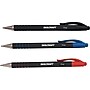 AbilityOne SkilCraft Rubberized Retractable Ballpoint Pen, Medium Point, 1.0mm, Black Ink, Dozen~#|#~s0086932_sc7