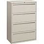 HON Brigade® 700 Series Lateral file, 4-Drawer, 53-1/4Hx36Wx19-1/4"D, Light Grey~#|#~s0087049_sc7