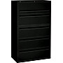 HON Brigade 700 Series 5-Drawer Lateral File Cabinet, Letter/Legal, Black, 42" (HON795LP)~#|#~s0087206_sc7