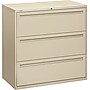 HON Brigade 700 Series 3-Drawer Lateral File Cabinet, A4/Legal/Letter, Putty, 42"W (HON793LL)~#|#~s0087210_sc7