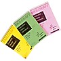 AbilityOne Natl Industries for the Blind Steno Pad, 6" x 9", Gregg Ruled, Asst Colors, 60 Sheets/Pad, 3 Pads/Pack (NSN4545702)~#|#~s0087306_sc7