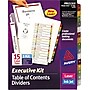 Avery ReadyIndex Executive Kit Pre-Printed Paper Divider, 15-Tab, Off-White, Set (11279)~#|#~s0103207_sc7