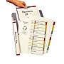Avery ReadyIndex Executive Kit Pre-Printed Paper Divider, 10-Tab, Off-White,, Set (11277)~#|#~s0103217_sc7