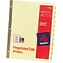 Avery Preprinted Laminated Tab Dividers, Jan-Dec Tab, Buff, 12 Sets/Carton (11307)~#|#~s0103581_sc7