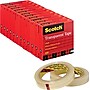 Scotch Transparent Clear Tape, 0.75" x 72 yds., 3" Core, Transparent, 12 Rolls/Pack (600-342592-12PK)~#|#~s0105995_sc7