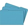 Staples Reinforced File Folder, 3 Tab, Legal Size, Blue, 100/Box (510099)~#|#~s0115681_sc7