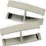 HON Verse QuickConnect Panel-to-Panel Connector, 180 Degrees, Light Gray Finish (BSXQC180GY)~#|#~s0143762_sc7