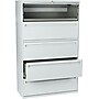 HON® Brigade 700 Series Lateral File, 5-Drawer, 64Hx42Wx19-1/4"D, Light Grey~#|#~s0143974_sc7