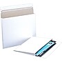 12 1/2" x 9 1/2" x 1" Gusseted Stayflats Mailers, White, 100/Ct (RM2G)~#|#~s0155515_sc7