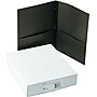 Avery Two-Pocket Report Covers with Prong Fasteners, Black, 11" x 8 1/2", 25/Bx~#|#~s0156506_sc7