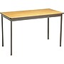 Barricks® Utility Tables, 30Hx48Wx24"D, Brown/Oak~#|#~s0157548_sc7