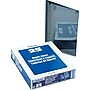 Oxford® Clear Front Report Covers with Linen Finish, Navy, 8 1/2" x 11", 25/Bx~#|#~s0160855_sc7