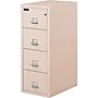 FireKing 2 Hour Rated 4-Drawer Vertical File Cabinet, Locking, Legal, Parchment, 32.06" (4-2157-2PA)~#|#~s0161631_sc7