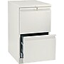 HON Brigade 2-Drawer Mobile Vertical File Cabinet, Letter Size, Lockable, 28"H x 15"W x 20"D, Putty (H33820RL)~#|#~s0163352_sc7