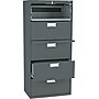 HON Brigade 600 Series 5-Drawer Lateral File Cabinet, Locking, Letter/Legal, Charcoal, 30"W (H675.L.S)~#|#~sp43803540_sc7