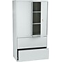 HON Brigade 800 Series Lateral File Cabinet, A4/Legal/Letter, 2-Drawer, Light Gray, 19 1/4"Depth~#|#~s0163659_sc7