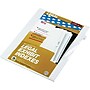 Kleer-Fax 80000 Series Avery Style Number 5 Divider, White, 25/Pack (81115)~#|#~s0164571_sc7