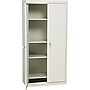 Alera Fixed Shelf Storage Cabinet, Putty, 4-Shelf, 36"W x 18"D x 72"H (ALECM7218PY)~#|#~s0169094_sc7