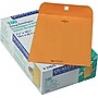 Quality Park Clasp & Moistenable Glue Kraft Catalog Envelope, 10 1/2" x 7 1/2", Brown, 100/Box (37875)~#|#~s0171272_sc7