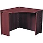 HON 10500 Series Curved Corner, 18"D, Mahogany, 29 1/8"H x 36"W x 35.88"D~#|#~s0178184_sc7