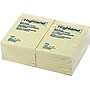 Highland Notes, 4" x 6", Yellow, Lined, 100 Sheet/Pad, 12 Pads/Pack (6609YW)~#|#~s0179582_sc7