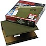Pendaflex Reinforced Hanging File Folders, 5-Tab, 4" Expansion, Letter Size, Standard Green, 25/Box (PFX 04152x4)~#|#~s0184076_sc7