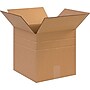 12.5" x 12.5" x 6" Multi-Depth Shipping Boxes, 32 ECT, Brown, 25/Bundle (MD12126R)~#|#~s0194218_sc7