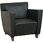 Office Star™ Black Leather Loveseat~#|#~s0198452_sc7