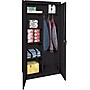 Alera Wardrobe Storage Cabinet, 4-Shelf, Black, 72"H x 36"W x 18"D~#|#~s0199372_sc7