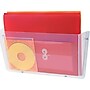 Deflect-O Wall-mount Pockets, Single Letter-Size Wall-Mount Pocket, Clear (DEF63201)~#|#~s0199868_sc7