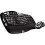 Logitech Cordless Desktop Wave Pro Wireless Ergonomic Keyboard and Mouse Combo, Black (920-000919)~#|#~s0216537_sc7