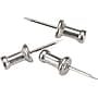 Gem Push Pins, Silver, 100/Box (CPAL4)~#|#~s0224458_sc7