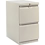 HON Brigade 2-Drawer Mobile Vertical File Cabinet, Letter Size, Lockable, 28"H x 15"W x 23"D, Putty (HON33823RL)~#|#~s0224586_sc7