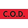 "C.O.D." Labels, Red/Black, 3" x 2", 500/Rl~#|#~s0227001_sc7