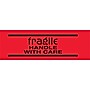 "Fragile Handle with Care" Labels, Red/Black, 3" x 2", 500/Rl~#|#~s0227004_sc7