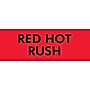 "Red Hot Rush" Labels, Red/Black, 3" x 2", 500/Rl~#|#~s0227007_sc7