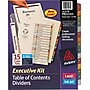 Avery ReadyIndex Executive Kit Pre-Printed Paper Divider, 15-Tab, Off-White, Set (11279)~#|#~s0229028_sc7
