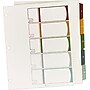 Avery Ready Index Table Of Contents Preprinted Dividers, 5-Tab, White, Set (11275)~#|#~s0232982_sc7